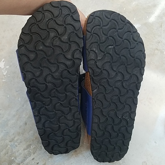 Birkenstock Blue Velcro Double Strap Sandal - Picture 5 of 10